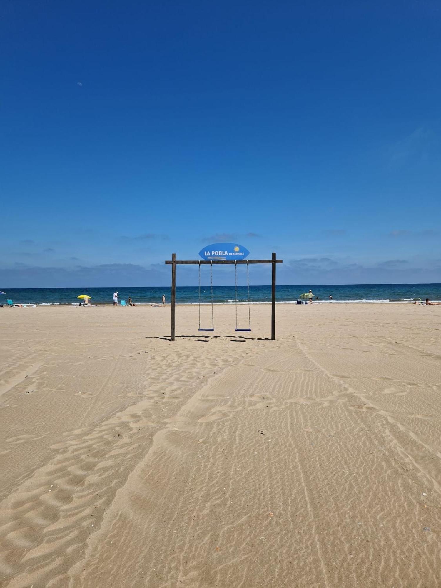 Apartamento Barbacoa, Piscina Y Playa Pobla de Farnals  Exterior foto