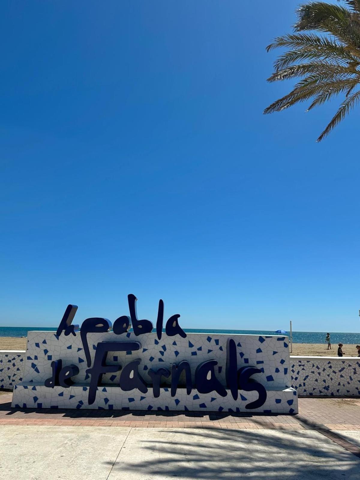 Apartamento Barbacoa, Piscina Y Playa Pobla de Farnals  Exterior foto