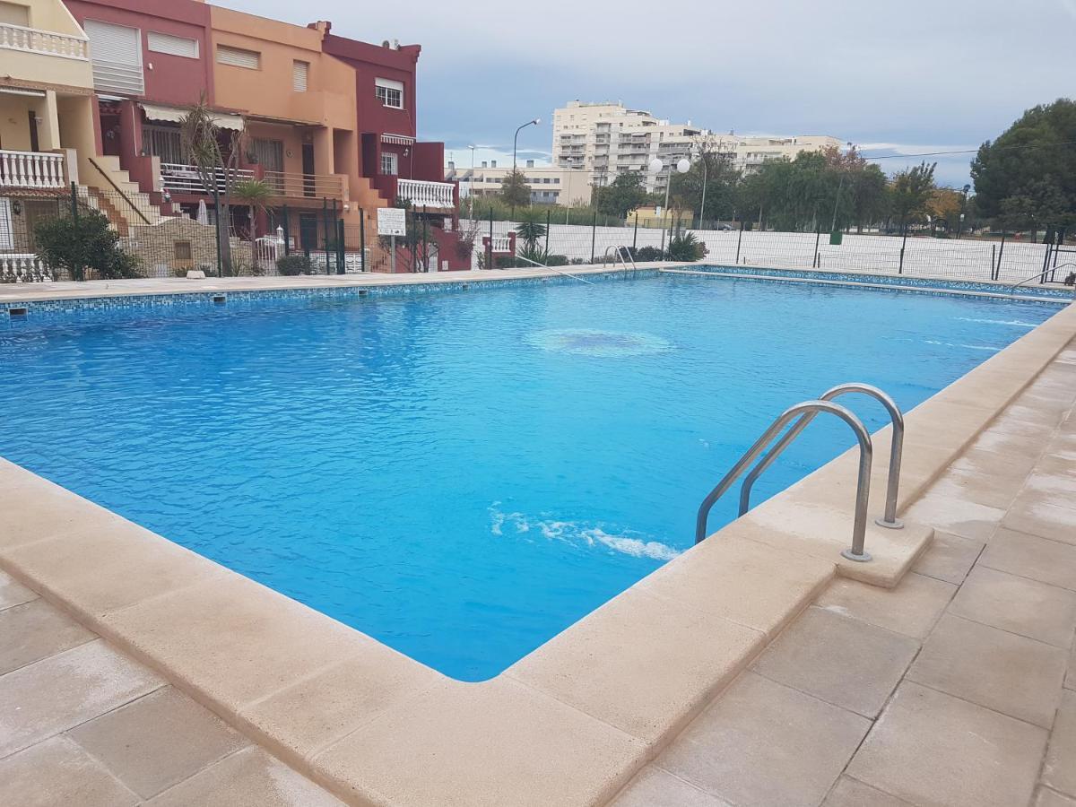 Apartamento Barbacoa, Piscina Y Playa Pobla de Farnals  Exterior foto